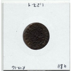 Pays Bas Bourguignons Namur Double Mite 1391-1418 Guillaume II TB- pièce de monnaie
