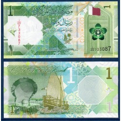 Qatar Pick N°32a, Billet de banque de 1 Riyal 2020