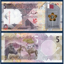 Qatar Pick N°33a, Billet de banque de 5 Riyals 2020