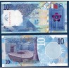 Qatar Pick N°34a, Billet de banque de 10 Riyals 2020