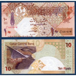 Qatar Pick N°30, Neuf Billet de banque de 10 Riyals 2008