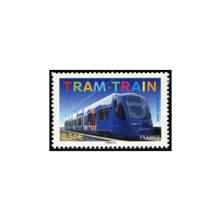 Timbre France Yvert No 3985 Tram train