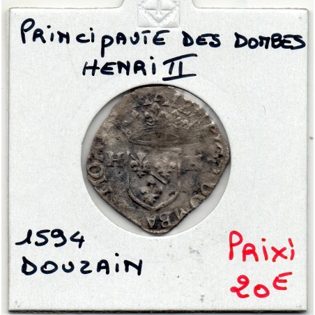 Principauté des Dombes, Henri II de Montpensier (1594) Douzain