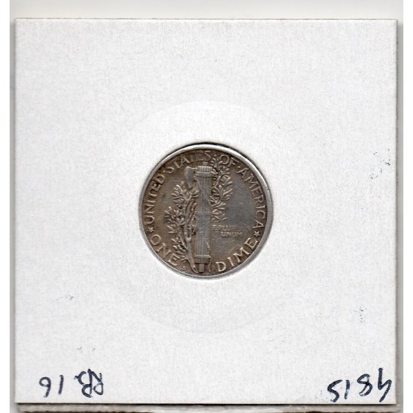 Etats Unis dime 1917 S TTB+, KM 140 pièce de monnaie