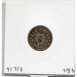 Suisse 5 rappen 1905 TTB-, KM 26 pièce de monnaie