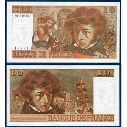 10 Francs Berlioz Sup- 2.1.1976 Billet de la banque de France