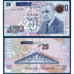 Irlande du nord Pick N°213a, Danske Bank Billet de Banque de 20 pounds 2012