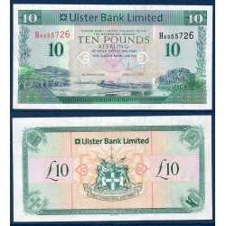 Irlande du nord Pick N°341b, Spl Ulster bank Billet de Banque de 10 pounds 2012-2014