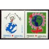 Timbre France Yvert No P3991 Croix rouge, dessine ton voeux pour les enfants, issu du carnet en paire