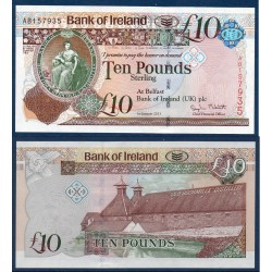 Irlande du nord Pick N°87a, bank of ireland Billet de Banque de 10 pounds 2013