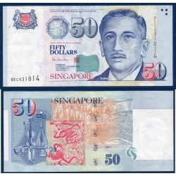 Singapour Pick N°41a, Billet de banque de 50 Dollars 1999