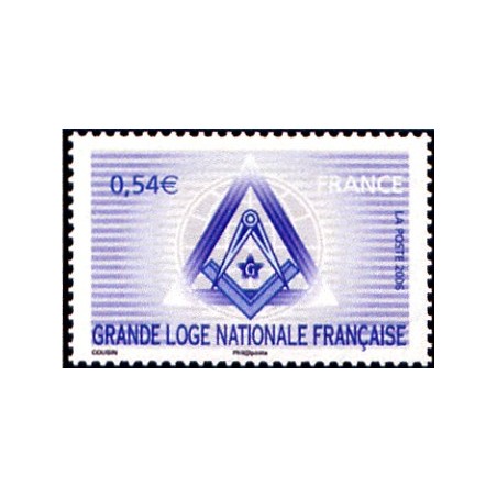 Timbre France Yvert No 3993 Grande loge nationale de France