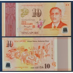 Singapour Pick N°59a, Billet de banque de 10 Dollars 2015