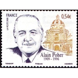 Timbre France Yvert No 3994 Alain Poher