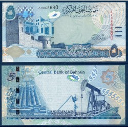 bahreïn Pick N°32a, Billet de banque de 5 Dinars 2016