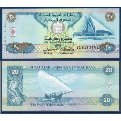 Emirats Arabes Unis Pick N°21b, Billet de banque de 20 dirhams 2000