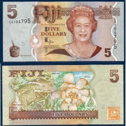 Fidji Pick N°110b, Billet de banque de 5 Dollars 2011
