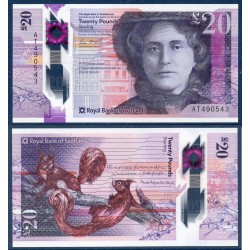 Ecosse Pick N°372a, Billet de banque de 20 pounds 2019 Royal Bank of Scotland