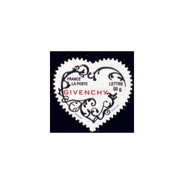Autoadhésifs Yvert No 102-103 Timbres  pro entreprise Coeurs de Givenchy