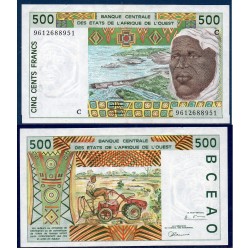 BCEAO Pick 310Cf pour le burkina Faso, Billet de banque de 500 Francs CFA 1996