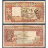 BCEAO Pick 209Bj pour le Benin, Billet de banque de 10000 Francs CFA 1991