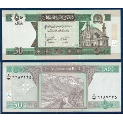 Afghanistan Pick N°69b, Billet de banque de 50 afghanis 2004