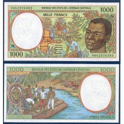 Afrique Centrale Pick 502Nb pour la Guinée, Billet de banque de 1000 Francs CFA 1994