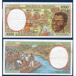 Afrique Centrale Pick 602Pc pour le Tchad, Billet de banque de 1000 Francs CFA 1995