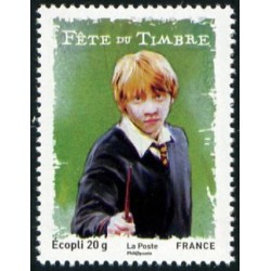 Timbre France Yvert No 4025 Fête du timbre, Ron Weasley, issu du carnet