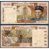 BCEAO Pick 714Kb pour le Senegal, Billet de banque de 10000 Francs CFA 1994