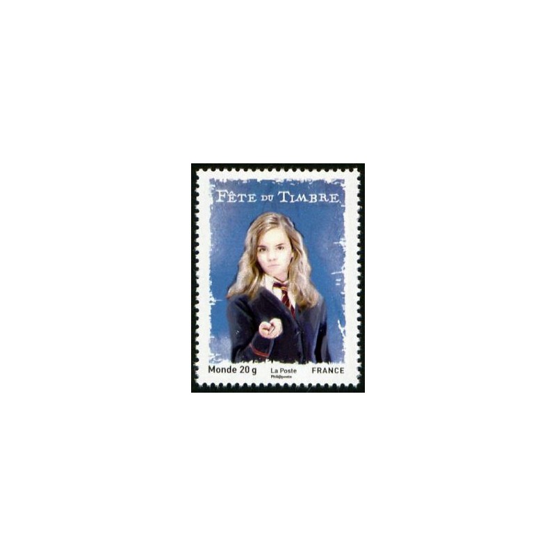 Timbre France Yvert No 4026 Fête du timbre, Hermione Granger, issu du carnet