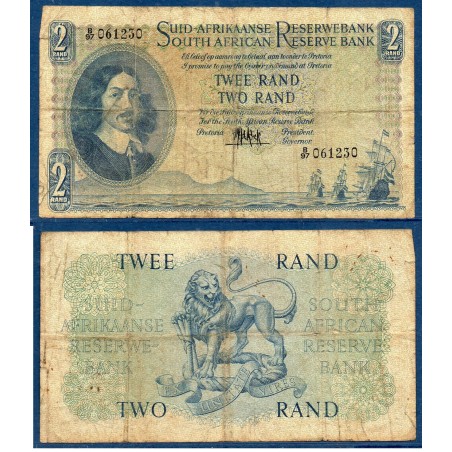 Afrique du sud Pick N°102b, Billet de banque de 1 rand 1965
