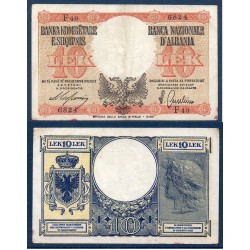 Albanie Pick N°11, Billet de banque de 10 Leke 1940
