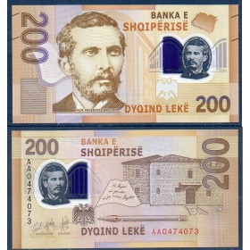 Albanie P.76, neuf Billet de 200 Leke 2017