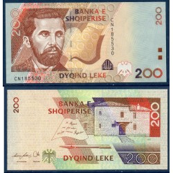 Albanie Pick N°71a, Billet de banque de 200 Leke 2007