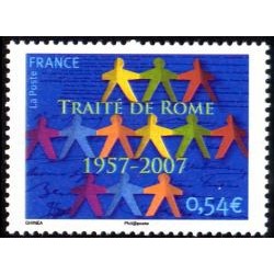 Timbre France Yvert No 4030 Traité de Rome
