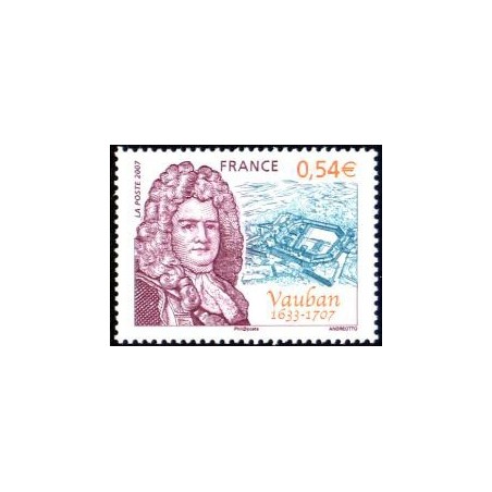 Timbre France Yvert No 4031 Sébastien Le Prestre de Vauban