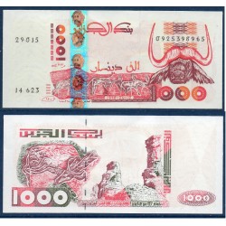 Algérie Pick N°142b, Billet de banque de 1000 dinar 1998