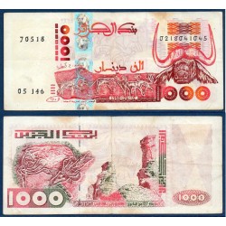 Algérie Pick N°142b, Billet de banque de 1000 dinar 1998