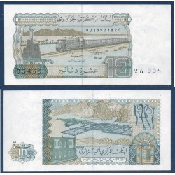 Algérie Pick N°132a, SPL Billet de banque de 10 dinars 1983