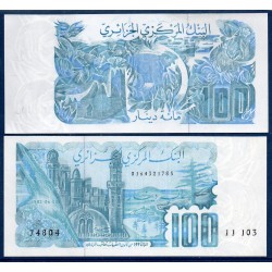 Algérie Pick N°134a, Billet de banque de 100 dinar 1983