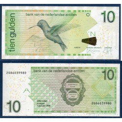 Antilles Néerlandaises Pick N°28a, Billet de banque de 10 Gulden 1998