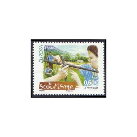 Timbre France Yvert No 4049 Europa, le scoutisme