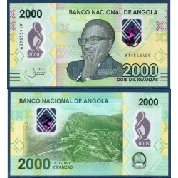 Angola Pick N°new2000, Billet de banque de 2000 Kwanzas 2020