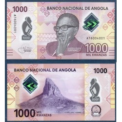 Angola Pick N°new1000, Billet de banque de 1000 Kwanzas 2020