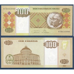 Angola Pick N°147b, Billet de banque de 100 Kwanzas 2011