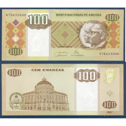 Angola Pick N°147b, Billet de banque de 100 Kwanzas 2011