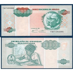Angola Pick N°141, Billet de banque de 1000000 Kwanzas 1995