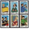 Timbre France Yvert No 4051-4056 Les voyages de Tintin