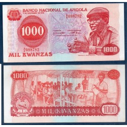 Angola Pick N°117, Neuf Billet de banque de 1000 Kwansas 1979